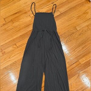 American Eagle Outfitters Charcoal Jumpsuit